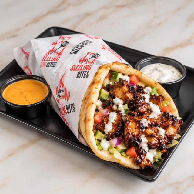 Jerk Chicken Gyro.
