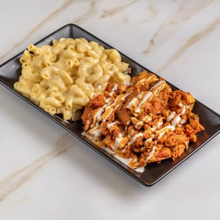 Chicken Over Mac & Cheese