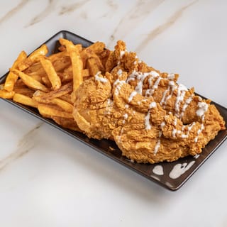 Fried Tender over fries